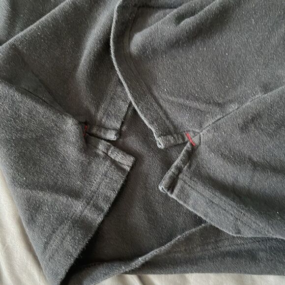 Nautica Long Sleeve Pique Polo Black Size XL - Picture 4 of 8